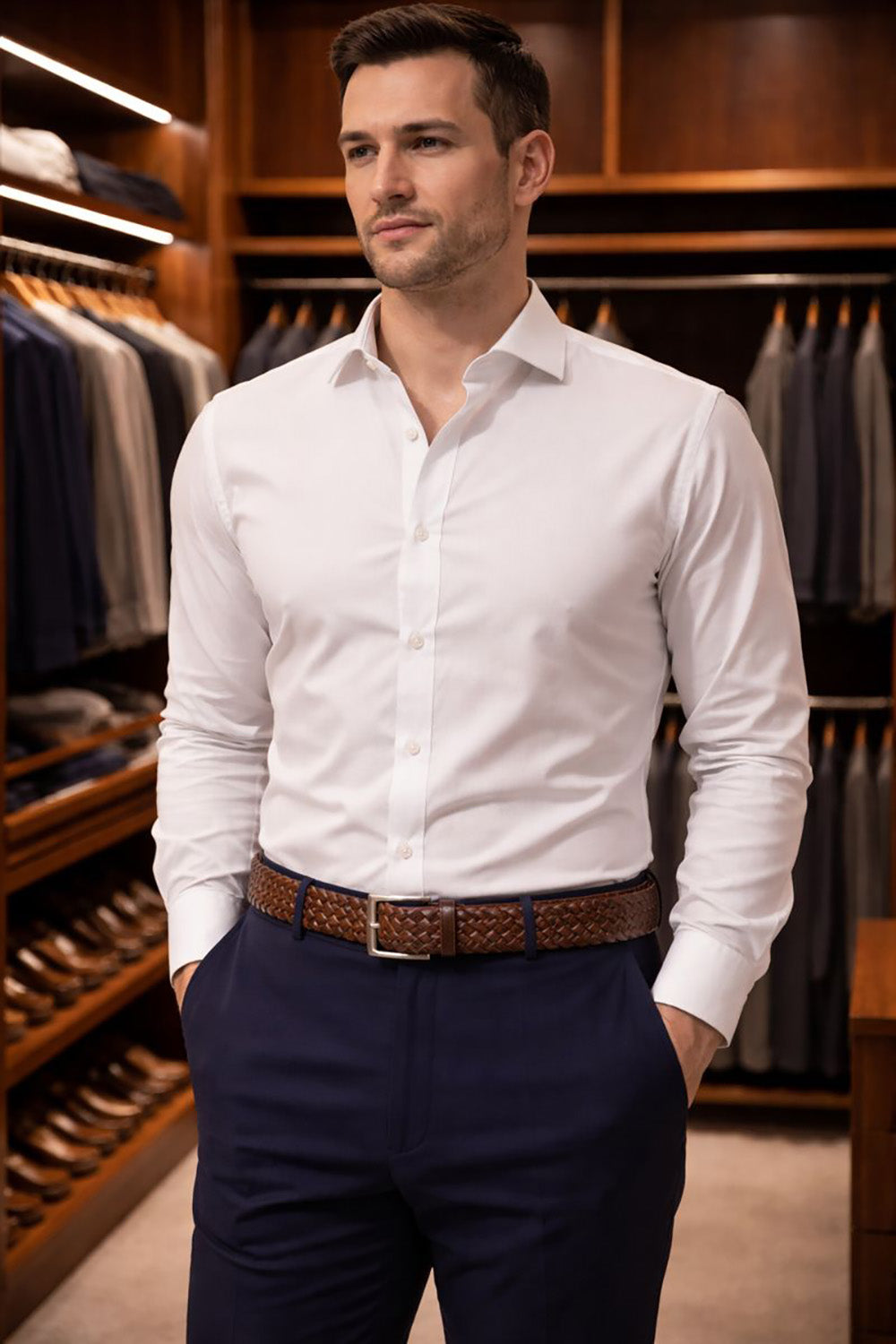 Hunter Leather Men's Belt