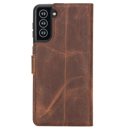 Liluri Samsung Galaxy S21 Plus Detachable Leather Wallet Case