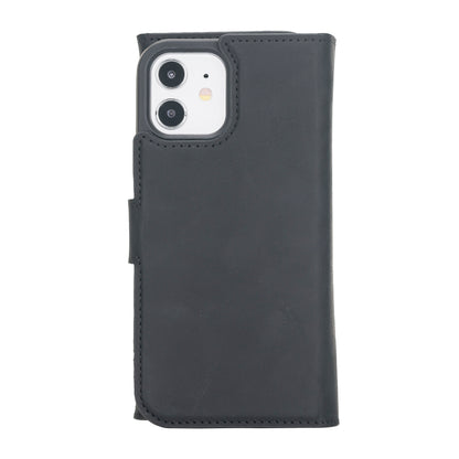 Santa iPhone 12 Mini Leather Detachable Wallet Case