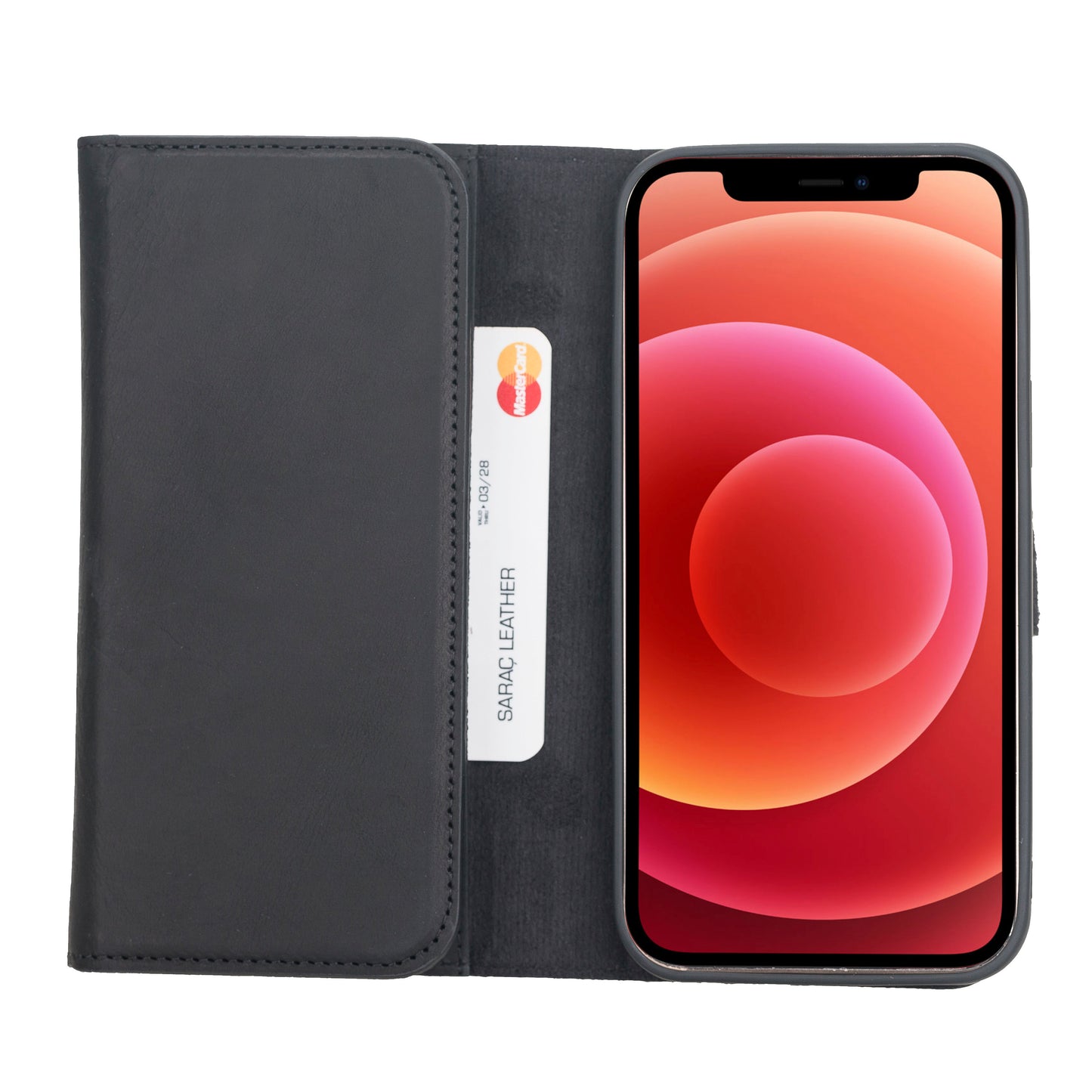 Santa iPhone 12 Pro Max Leather Detachable Wallet Case