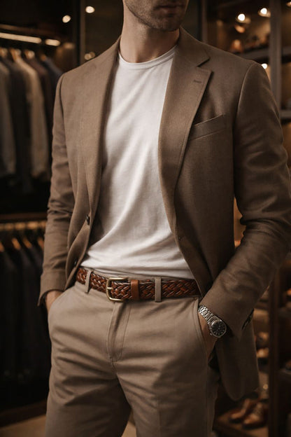 Hunter Leather Men's Belt