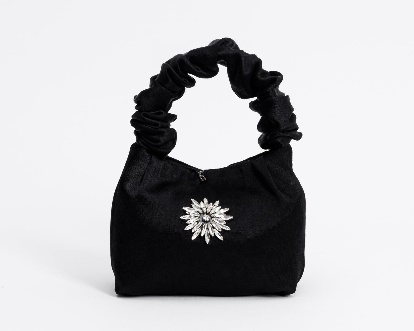 Personalized Satin Evening Bag: Handmade Monogram Clutch, Dinner Bag