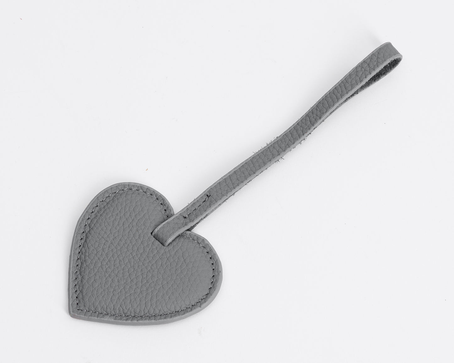 Personalized Leather Heart Bag Charm: Custom Initial Bag Accessories, Handmade Genuine Leather Bag Charms