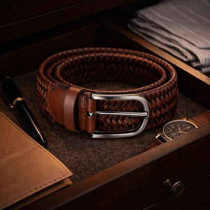 Hunter Leather Men's Belt