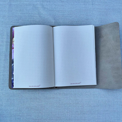 Personalized Burgundy Genuine Leather A5 Journal Cover with Lace Bow, Planner Sleeve, Custom Initials Agenda Bag