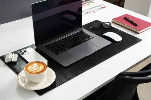 Natural Leather Desk Mat Small