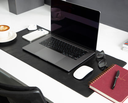 Natural Leather Desk Mat Small