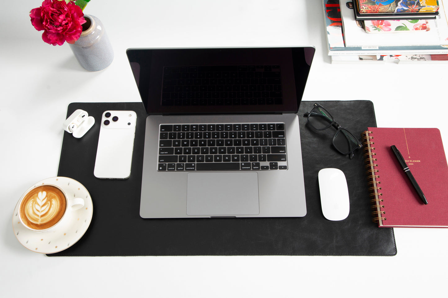 Natural Leather Desk Mat Small