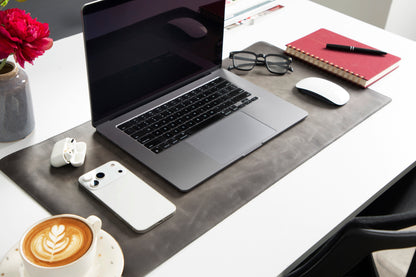 Natural Leather Desk Mat Small