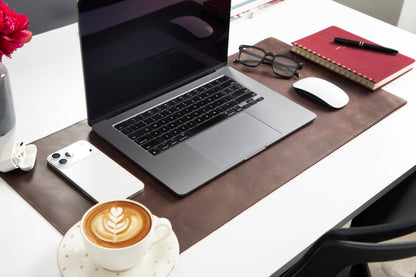 Natural Leather Desk Mat Small