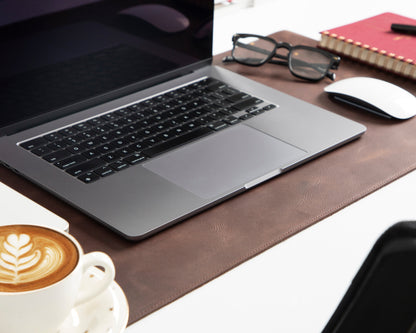 Natural Leather Desk Mat Small
