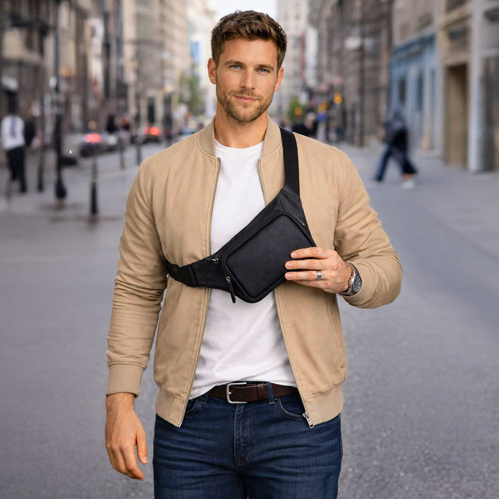 Apex Leather Waist Bag