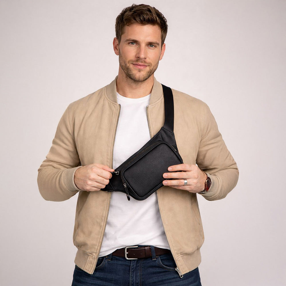 Apex Leather Waist Bag