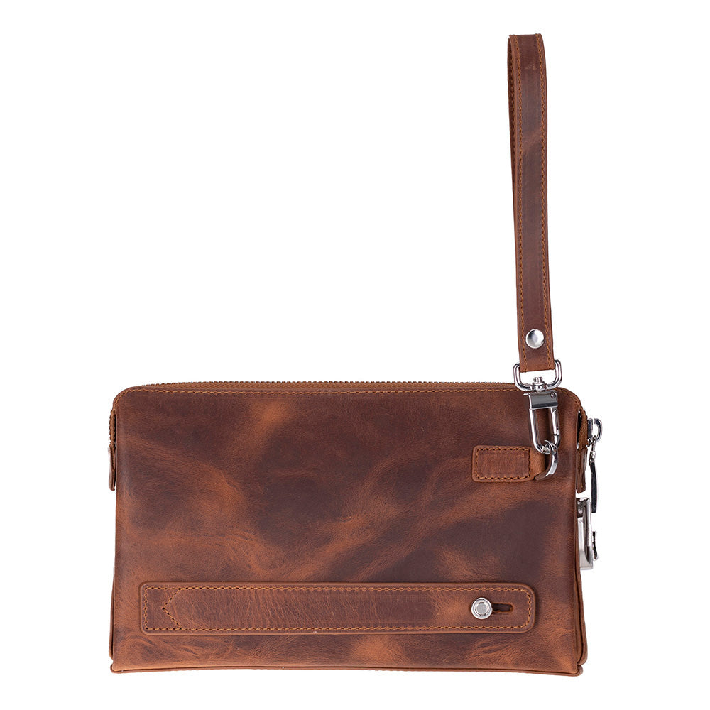 Lupus Leather Clutch Bag