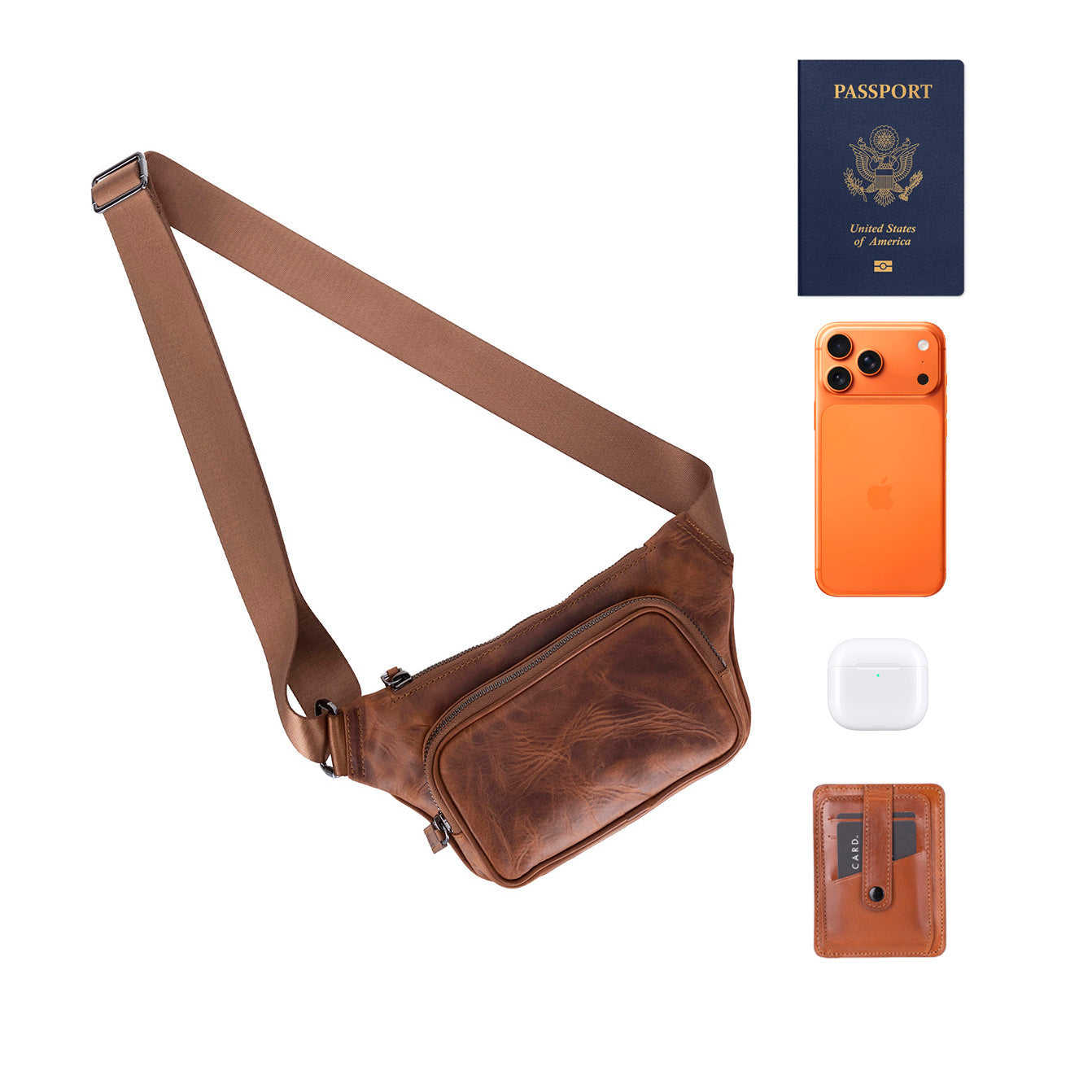 Apex Leather Waist Bag