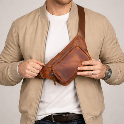 Apex Leather Waist Bag