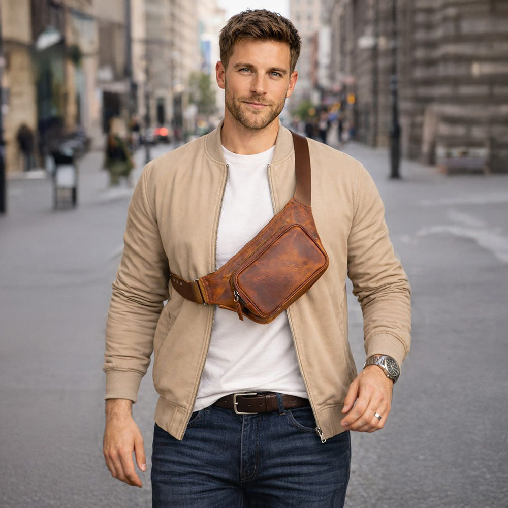 Apex Leather Waist Bag