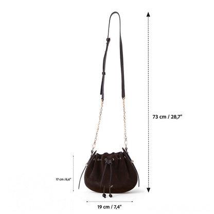 Valentina Women's Suede Leather Bag