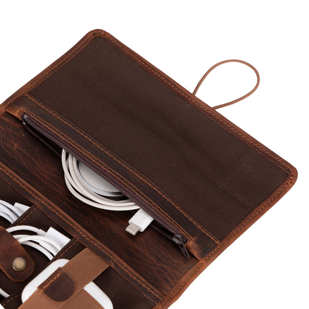Pura Leather Cable Organizer