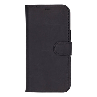 Liluri iPhone 16 Pro Detachable Leather Wallet Case