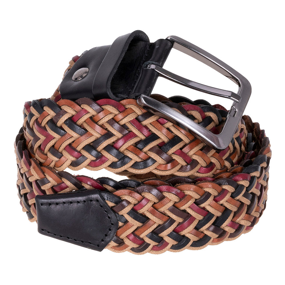 Braid Leather Men's Belt
