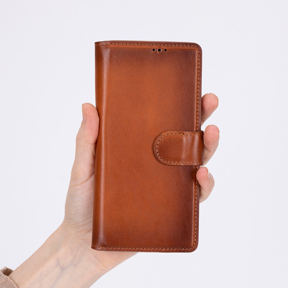 Wallet ID Leather Samsung Galaxy Z Fold7 Folio Case