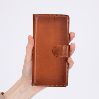 Wallet ID Leather Samsung Galaxy Z Fold7 Folio Case