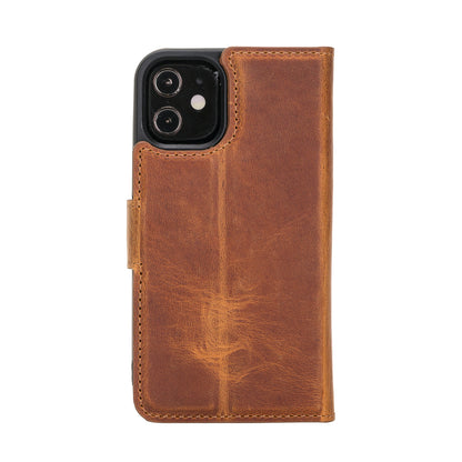 Liluri iPhone 12 Mini Detachable Leather Wallet Case