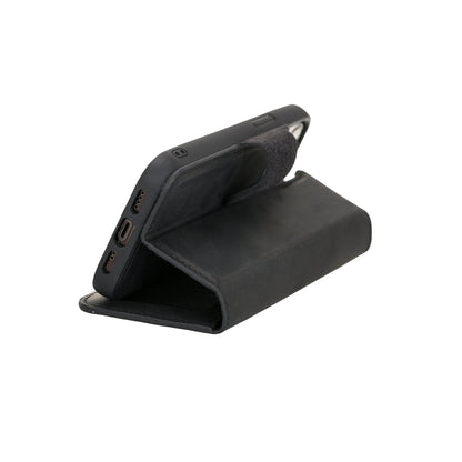 Liluri iPhone 12 Mini Detachable Leather Wallet Case