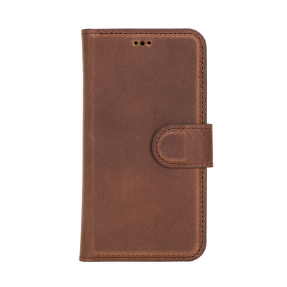 Liluri iPhone 12 Mini Detachable Leather Wallet Case