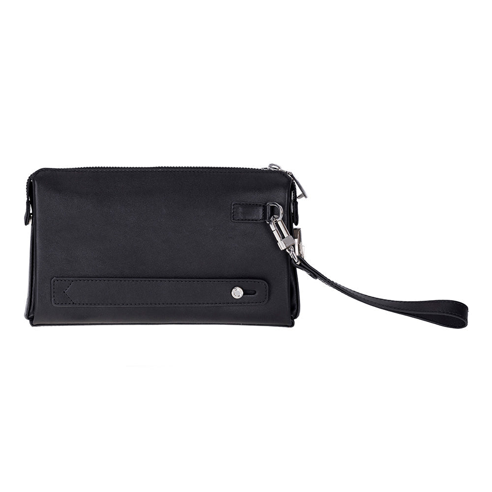 Lupus Leather Clutch Bag