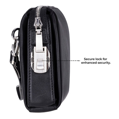 Lupus Leather Clutch Bag