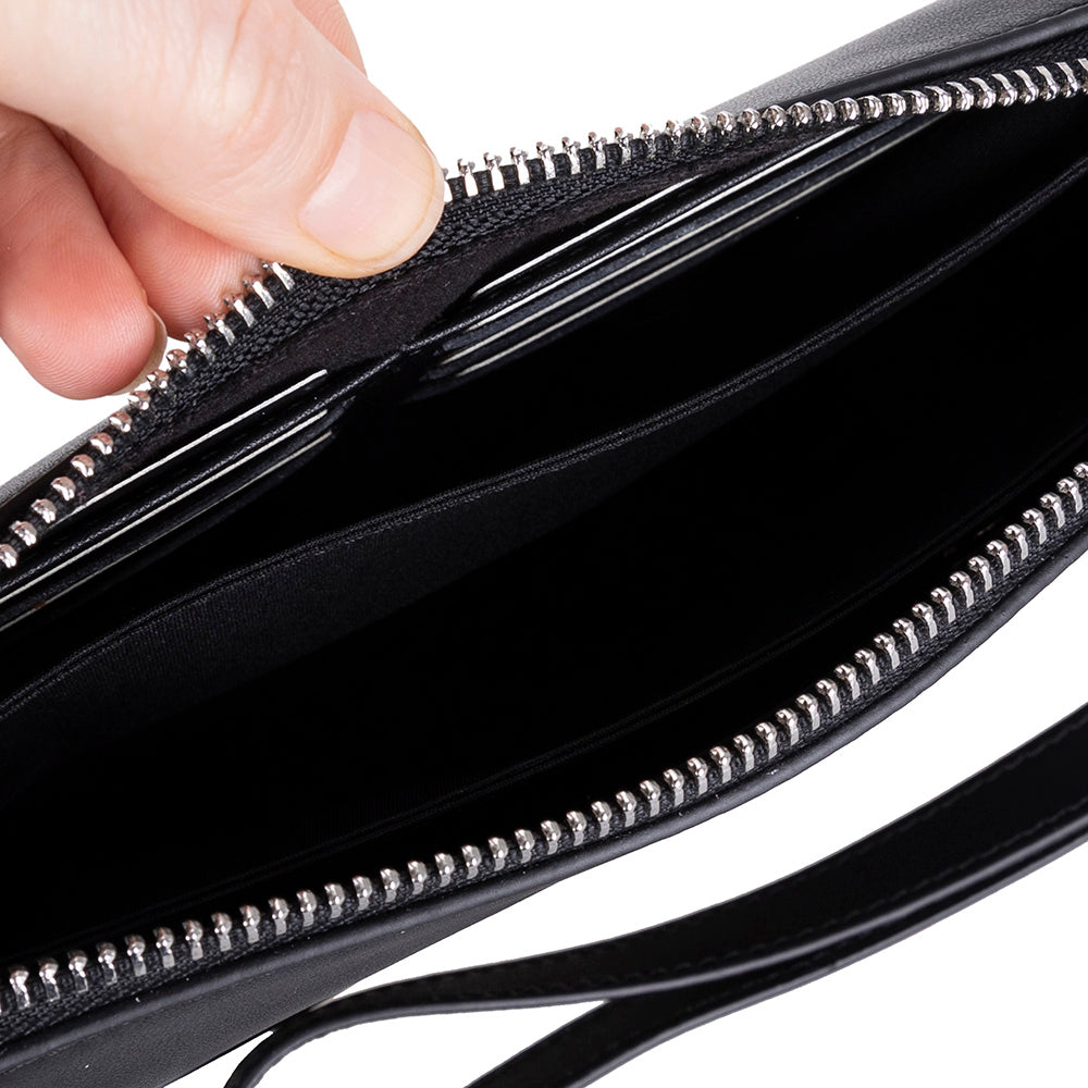 Lupus Leather Clutch Bag