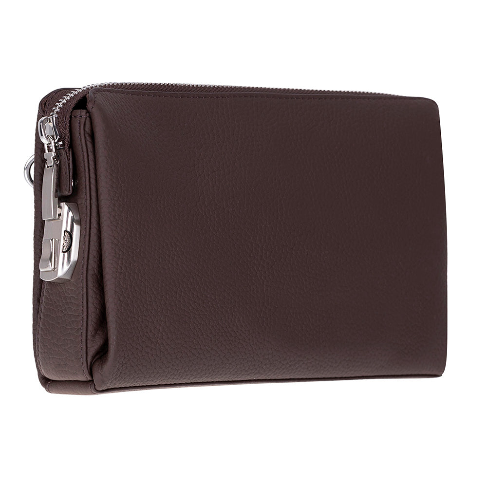 Lupus Leather Clutch Bag