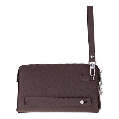 Lupus Leather Clutch Bag