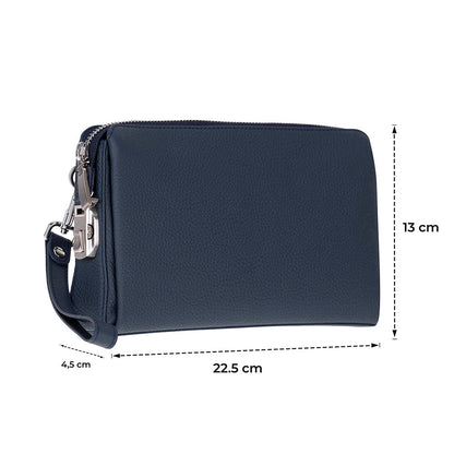 Lupus Leather Clutch Bag