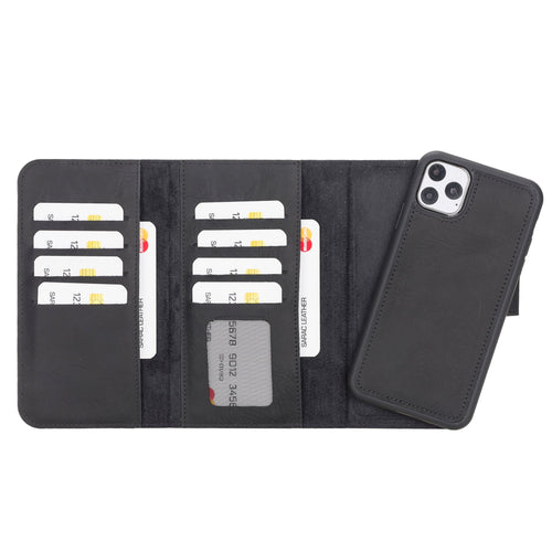 Santa iPhone 11 Pro Max Leather Detachable Wallet Case