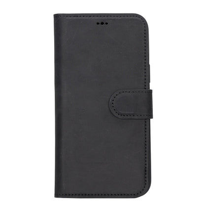 Liluri iPhone 14 Plus Detachable Leather Wallet Case