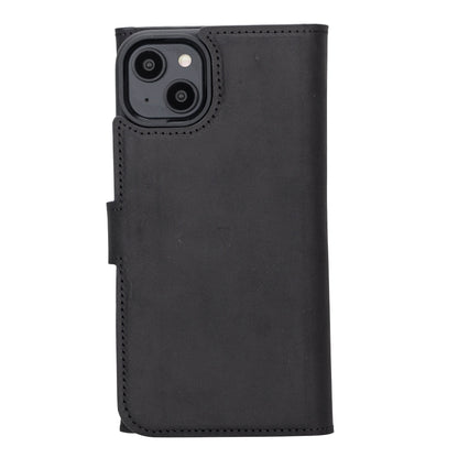 Santa iPhone 14 Plus Leather Detachable Wallet Case