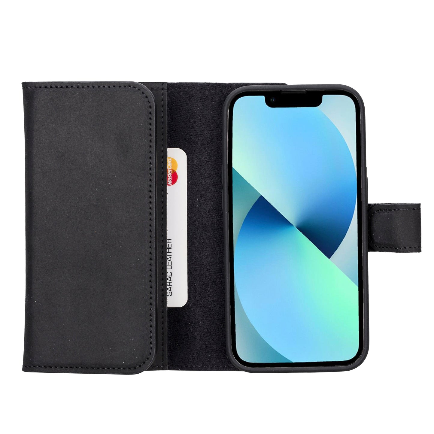 Santa iPhone 16 Pro Max Leather Detachable Wallet Case