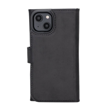 Santa iPhone 14 Leather Detachable Wallet Case