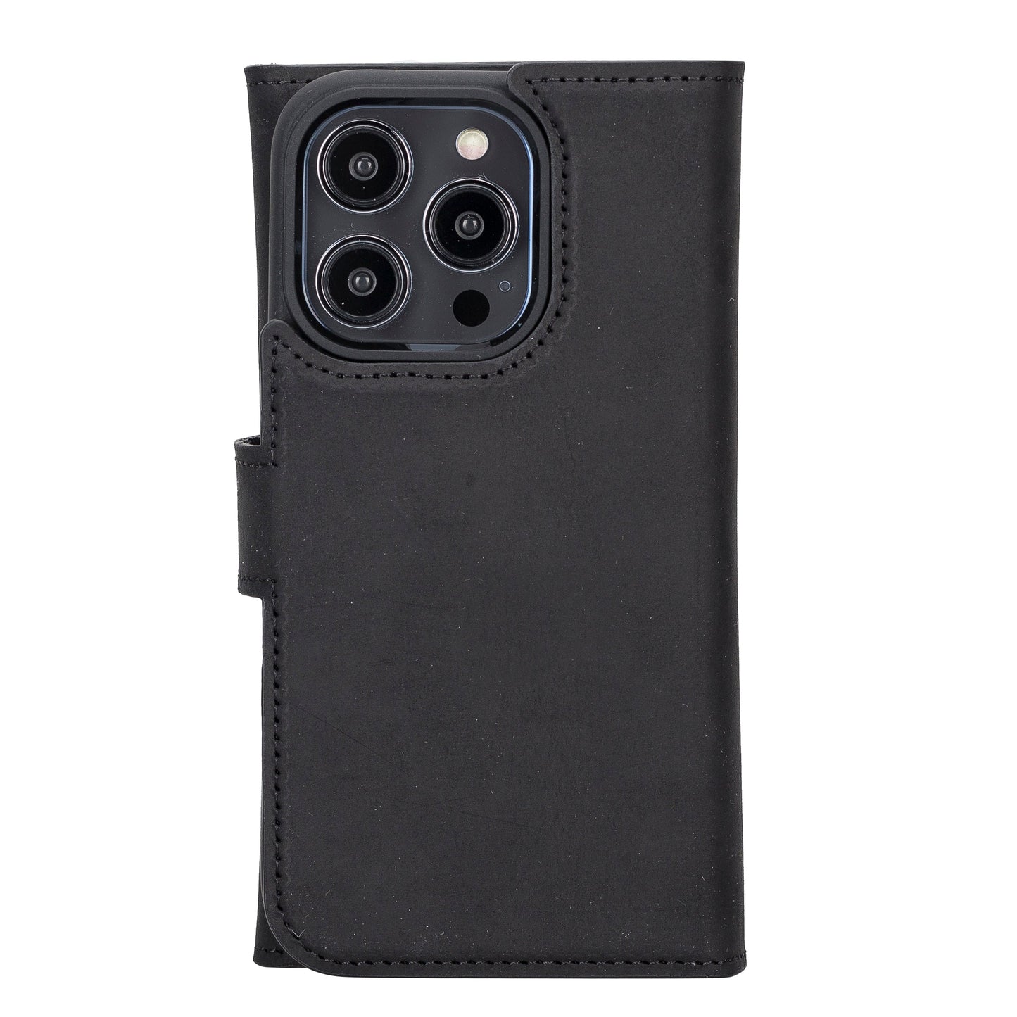 Santa iPhone 14 Pro Leather Detachable Wallet Case