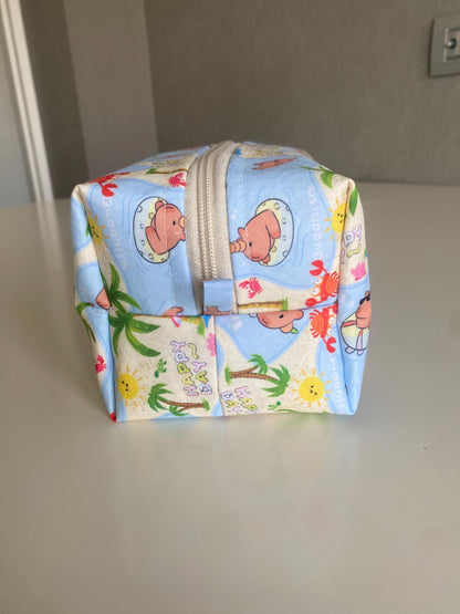 Handmade Capybara Makeup Bag: Large Travel Cosmetic Pouch
