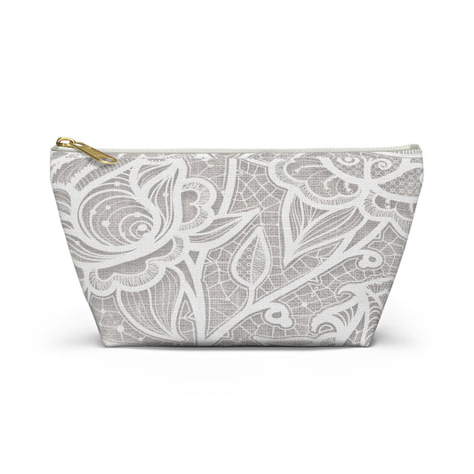 Floral Accessory Pouch: Vintage Chic Makeup Bag, Travel Organizer
