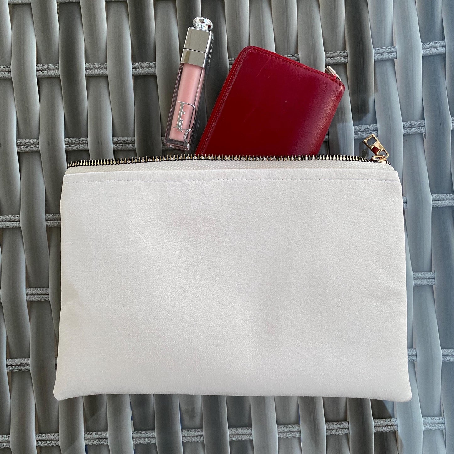 Handmade Ecru Satin Evening Clutch| Wedding Purse Bag| Bridesmaid Bag | Handmade Bag for Event| Party Bag