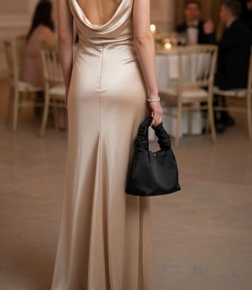 Personalized Satin Evening Bag: Handmade Monogram Clutch, Dinner Bag