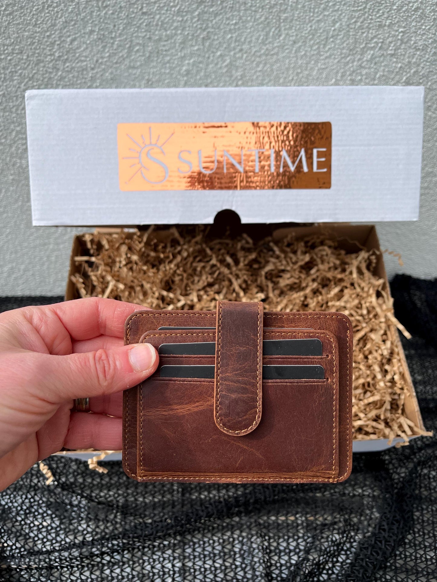 Personalized Leather Gift Set for Mom: Genuine Leather Handbag with Matching Card Holder, Pouch and Heart Bag Charm, Custom Gift Box