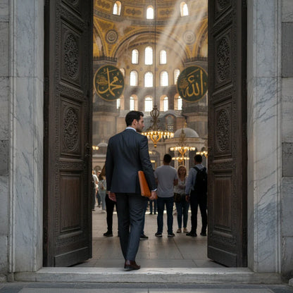 Miraj Leather Prayer Rug