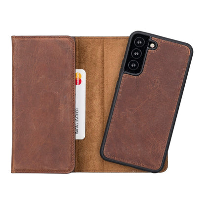 Santa Samsung Galaxy S22 Plus Leather Detachable Wallet Case