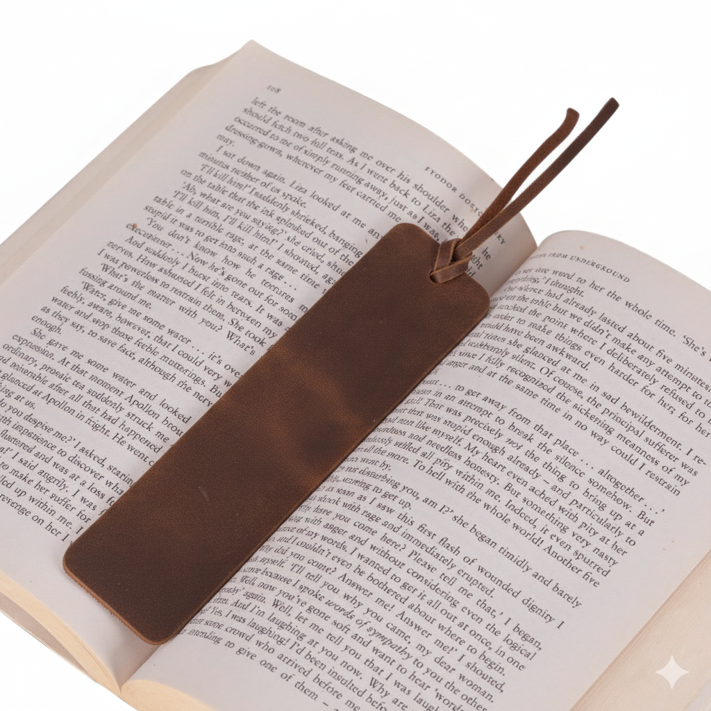 Markora Leather Bookmark